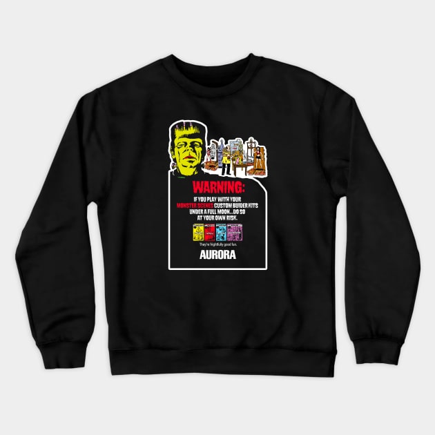 Aurora Monster Models Crewneck Sweatshirt by Chewbaccadoll